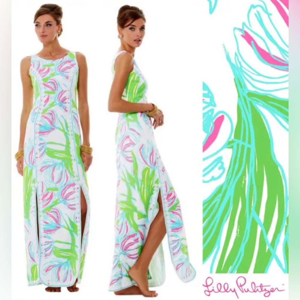 Lilly Pulitzer Resort Maxi “Ring the Bellboy” Dress 4